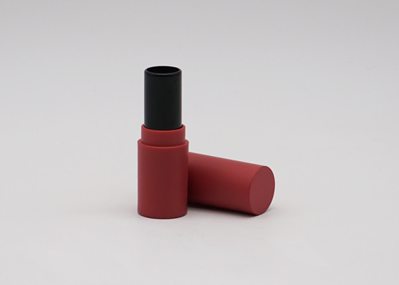 Plastik-Plum Color Cylinderical Lip Balm-Behälter-Rohr