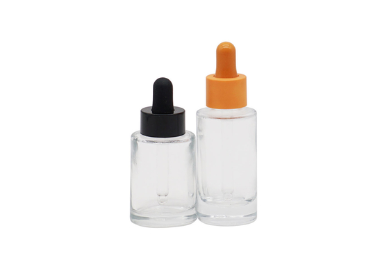 18mm kosmetische Hautpflege-Glas-Flasche ätherischen Öls des Tropfenzähler-100ml