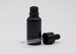 Schwarzer Zylinder-Glastropfflasche-Phiole 30Ml mit Tropfenzähler-Kunden-Logo