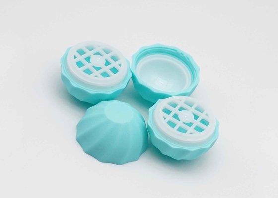 Balsam-Rohr-hellblaues Farbplastikei-geformtes Lippenbalsam-Rohr der Ball-geformtes Lippen7g
