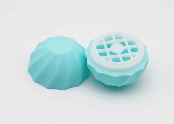 Balsam-Rohr-hellblaues Farbplastikei-geformtes Lippenbalsam-Rohr der Ball-geformtes Lippen7g