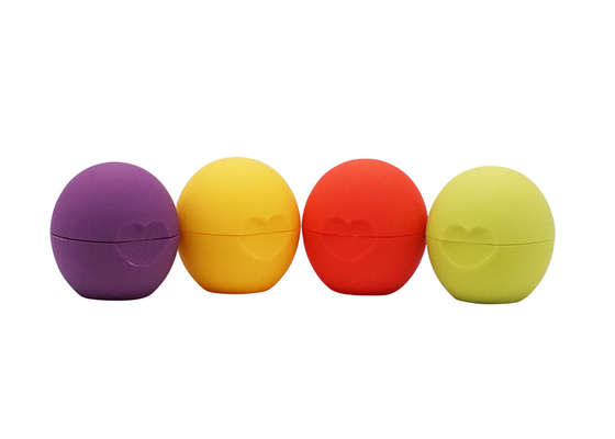 Leeres kosmetisches PlastikSchlauchpaket des Ei-Form-Lippenbalsam-Behälter-Rohr-7g