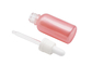 Leere Flaschenglas-rosa Farbkörperpflege ätherischen Öls 50ml 100ml kosmetische