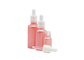 Leere Flaschenglas-rosa Farbkörperpflege ätherischen Öls 50ml 100ml kosmetische