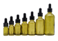 Tropfflasche-kosmetisches ätherischen Öls freien Raumes 10ml 30ml 50ml hellgrünes Flaschen-Paket des Glas