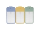 Gelber Plastikzerstäuber-nachfüllbare Kreditkarte-Parfümflasche der Farbe38ml