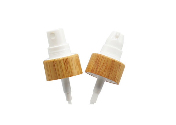 Feiner Nebel-Plastiksprüher der Schrauben-20mm mit Bambuskragen für Flaschen