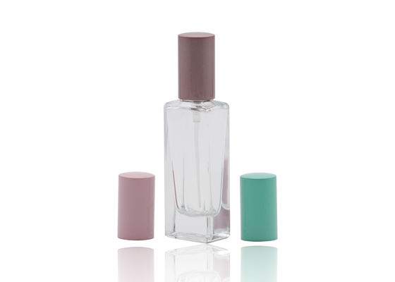 15ml kosmetische Sprühflasche, starke Wand-nachfüllbare leere Glasparfümflasche mit bunter Kappe