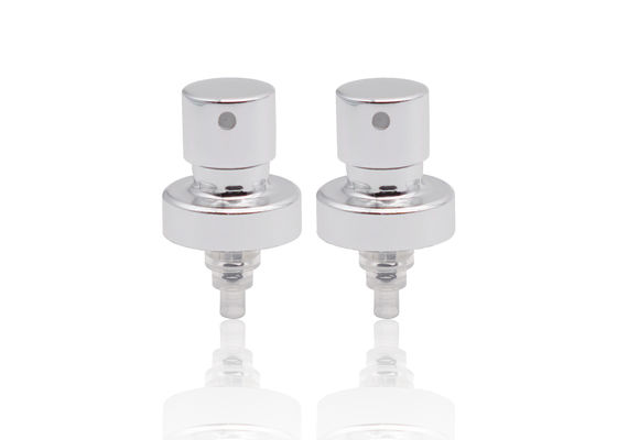 18 / 400 Kosmetik-silberne Parfüm-Pumpen-Falz-Spray-Aluminiumpumpe mit Kragen