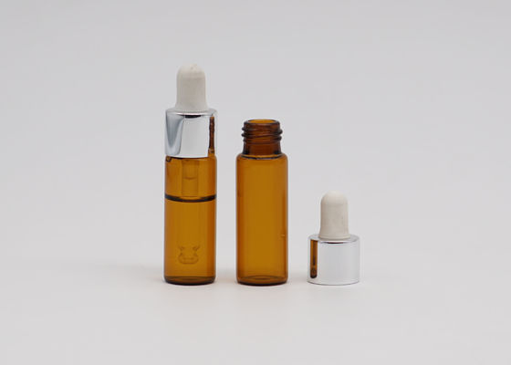 Kleines 5ml Amber Pipette Bottle Screen Printing Logo For Olive Oil